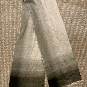 Calvin Klein Unisex Ombre Black and Gray Scarf